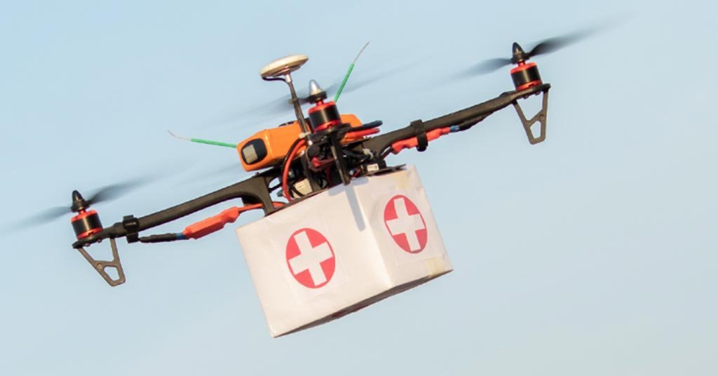 Drone With Social Distancing Mask To Prevent COVID