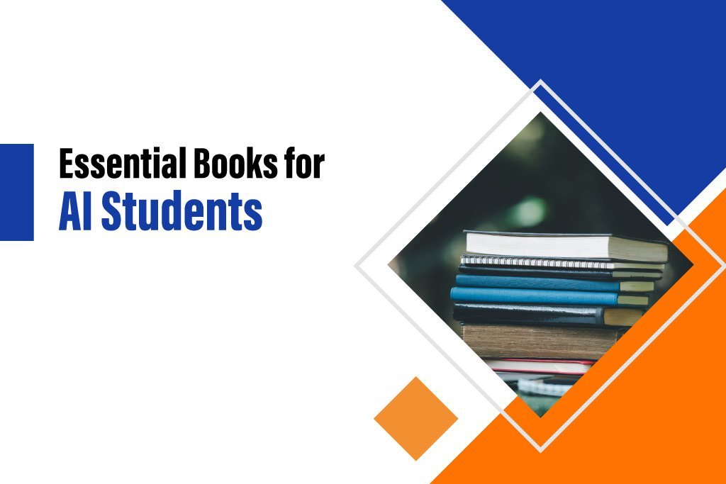 Stack of books on artificial intelligence