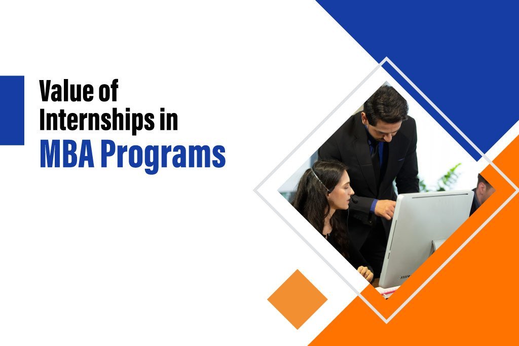 MBA students discussing internships