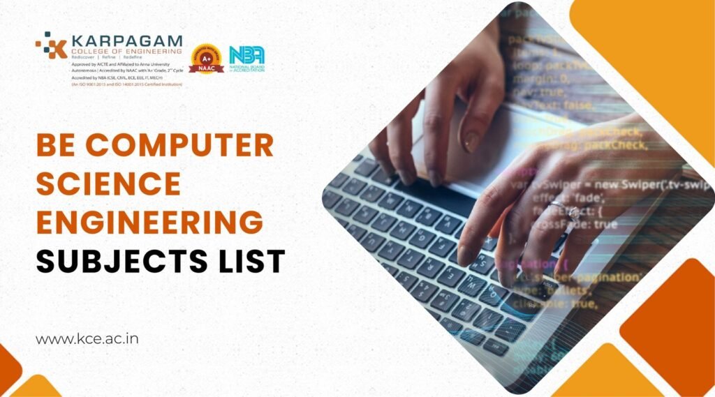 Complete BE Computer Science Engineering Subjects List