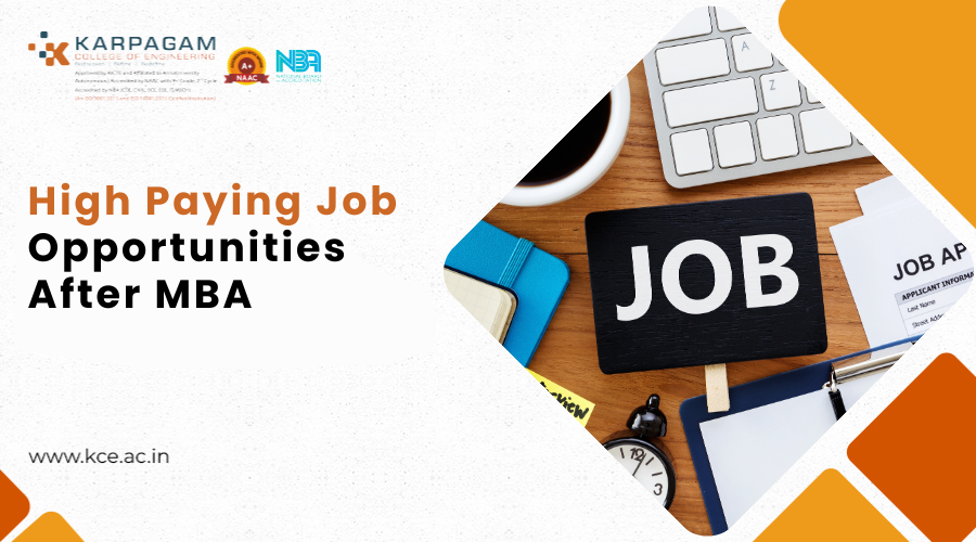 Best High Paying Job Opportunities After MBA