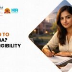 Student reviewing MBA qualification and eligibility criteria checklist