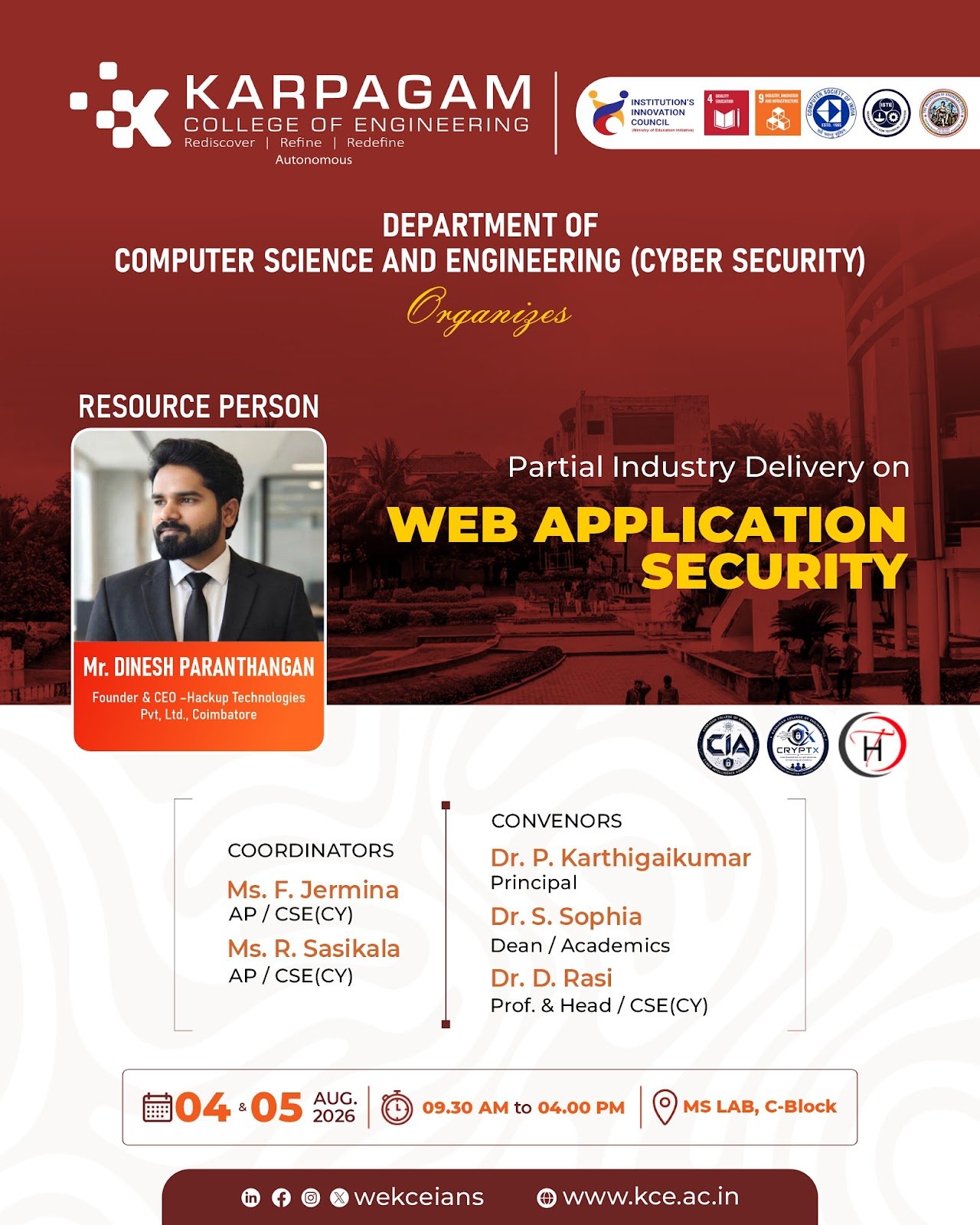 Partial Industry Delivery on Web Application Security